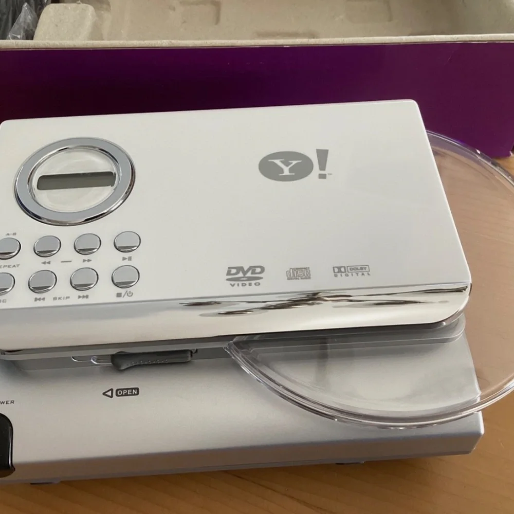 NEW IN BOX Vintage Yahoo DVD/CD/MP3’s Player Model YDP701